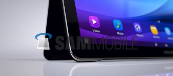 Iconos y bordes del Samsung Galaxy View