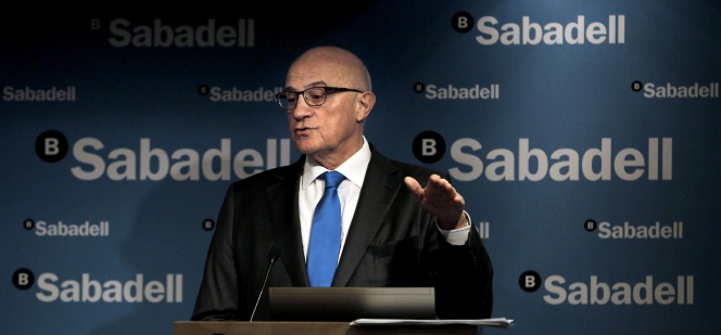 El presidente de Banco Sabadell, Josep Oliu.