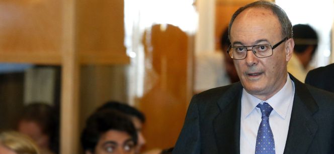 El gobernador del Banco de España, Luis María Linde.