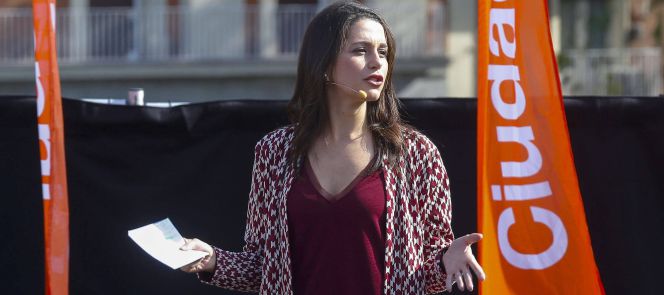 La portavoz del Ciudadanos en Cataluña, Inés Arrimadas.