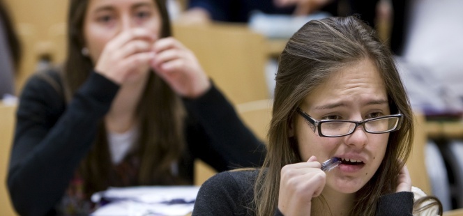 Estudiantes españolas, en una imagen de archivo.