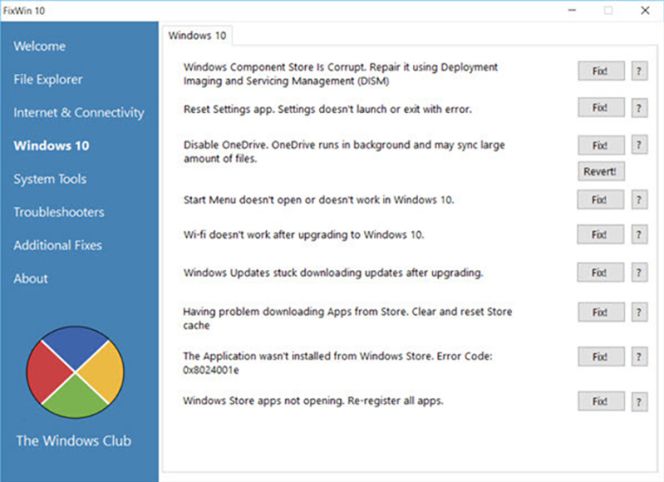 Repara los problemas más comunes de Windows 10 en un click