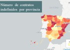 Dónde se hacen más contratos fijos y otras claves del empleo Dónde se hacen más contratos fijos y otras claves del empleo