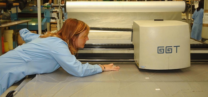 Imagen de una fábrica textil
