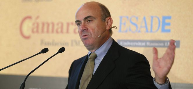 El ministro de Economía, Luis de Guindos.