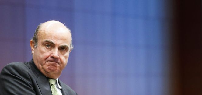 El ministro español de Economía y Competitividad, Luis de Guindos.