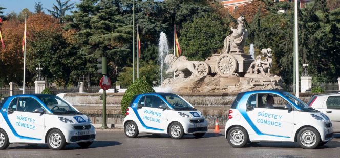 Car2Go inunda Madrid de eléctricos