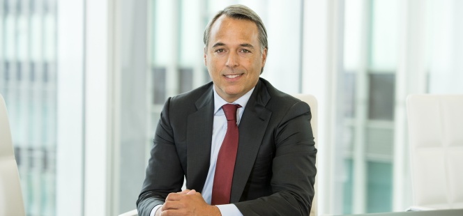 Juan Alcaraz, consejero delegado de Santander Asset Management, que ocupará ese mismo puesto en la firma resultante de la fusión Santander AM-Pionner.