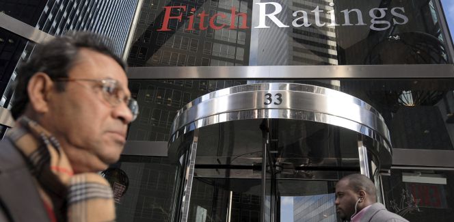 Sede de la agencia de calificación Fitch en Nueva York, EE.UU.
