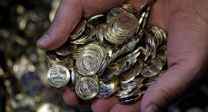 Monedas de un euro.