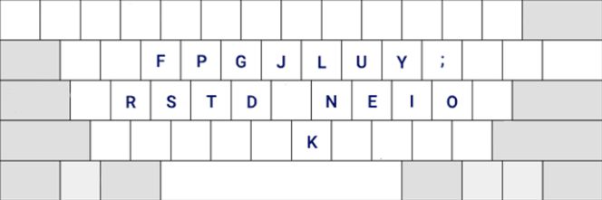 Este teclado te permitirá escribir un 50% más rápido