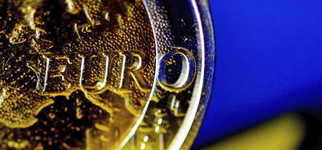 Detalle de una moneda de euro.
