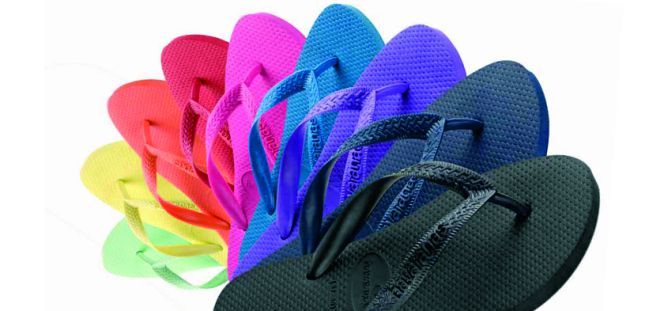 Chanclas de la marca Havaianas.