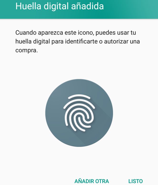 Dar de alta huella en Android Marshmallow