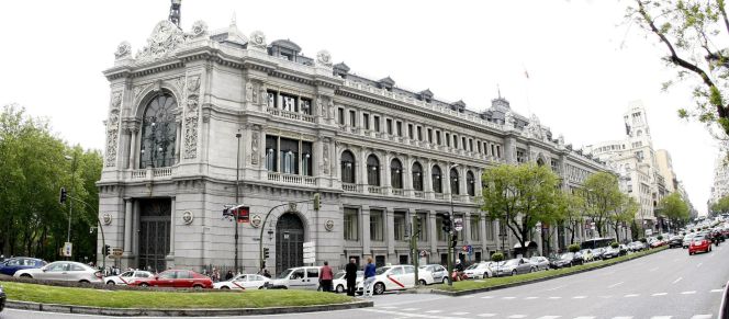 Vista de la fachada del Banco de España. EFEArchIVO