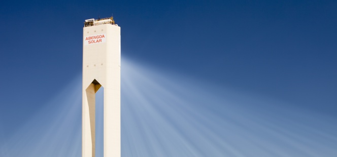 Planta termosolar en Andalucía