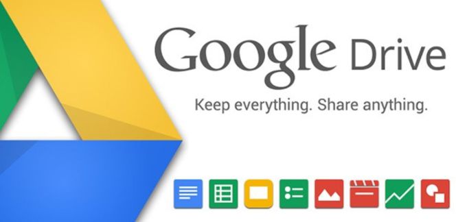 Opciones de Google Drive