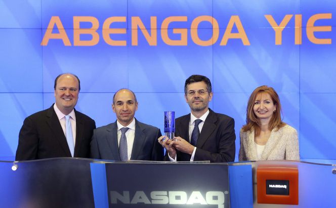 Cúpula de Abenga Yield el día de su debut en el Nasdaq.