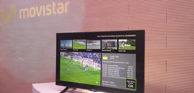Televisor que ofrecerá Telefónica