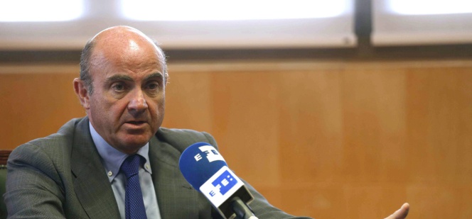 El ministro de Economía, Luis de Guindos.