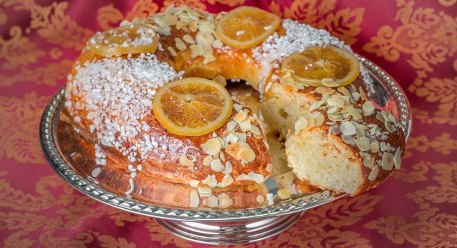 Roscón de Isabel Maestre, elaborado en Madrid con un receta de hace 35 años.