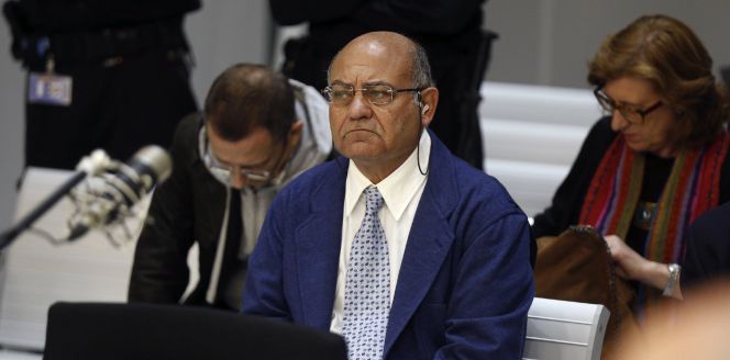 El expresidente de la CEOE Gerardo Díaz Ferrán (c), en la Audiencia Nacional.