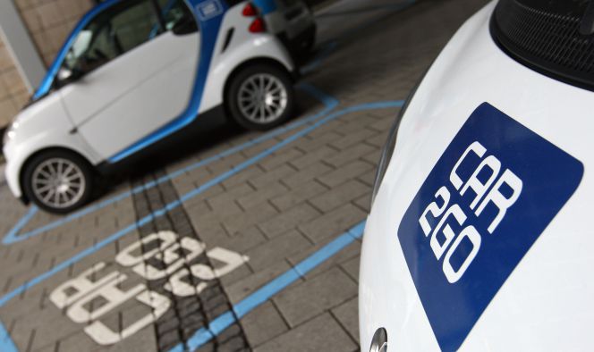 Un vehículo Car2Go