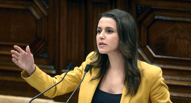 La presidenta del grupo parlamentario de Ciutadans, Inés Arrimadas.