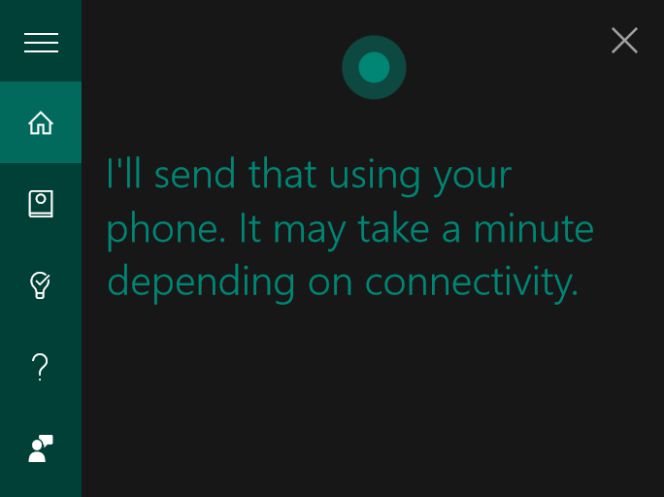 Mandar mensaje SMS desde Cortana en Windows 10