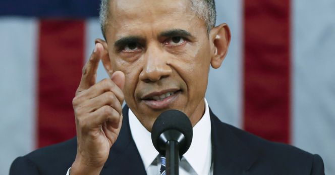 El presidente de EE UU, Barack Obama, en su último Debate del Estado de la Unión.