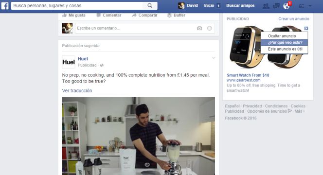Como saber cuánto sabe de ti Facebook y hacer que nos olvide