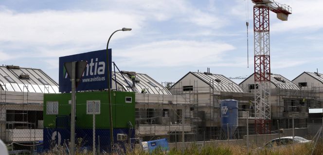 Viviendas en construcción en Valdebebas, Madrid. EFEArchivo