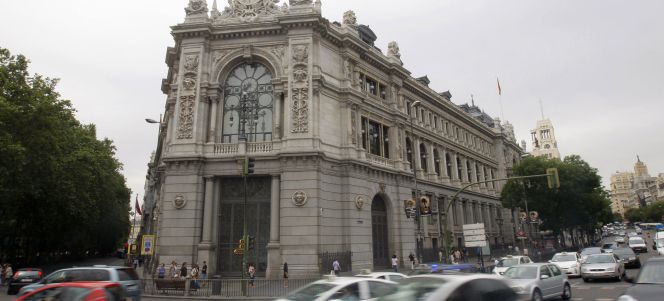 Fachada del Banco de España.