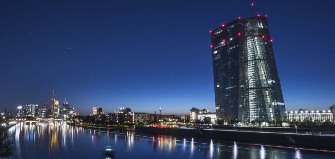 Vista de la sede del Banco Central Europeo (BCE).