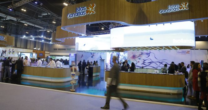 Stand de Canarias en Fitur.