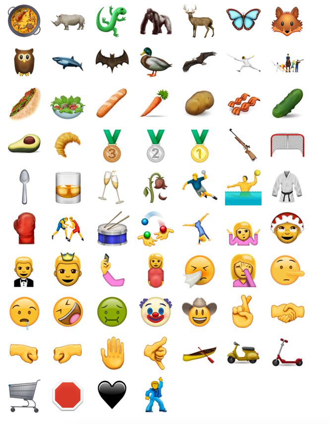 Estos 74 nuevos emoticonos llegarán a tu móvil en septiembre