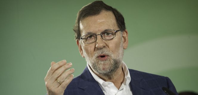 El presidente del Gobierno en funciones y presidente del Partido Popular, Mariano Rajoy, durante su intervención en la Junta Directiva del Partido Popular de Córdoba.