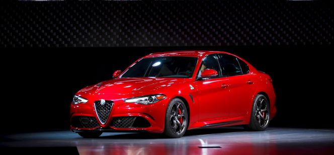 Imgen del Alfa Romeo Giula en el Salón de Los Ángeles.