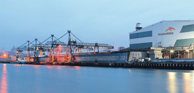 Planta de ArcelorMittal en Sestao (Vizcaya), cerrada temporalmente desde el día 21