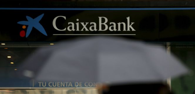 Oficina de CaixaBank en el centro de Madrid.