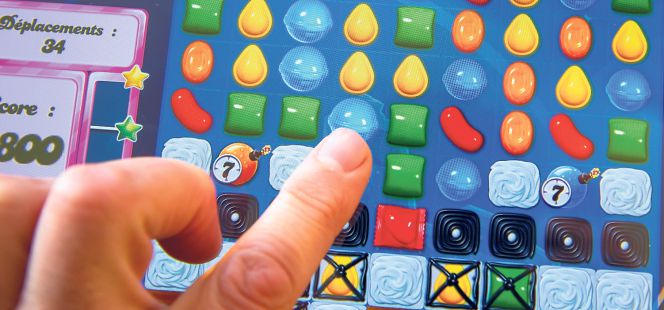 La aplicación Candy Crush, que ofrece vidas para seguir jugando a cambio de ver los anuncios.