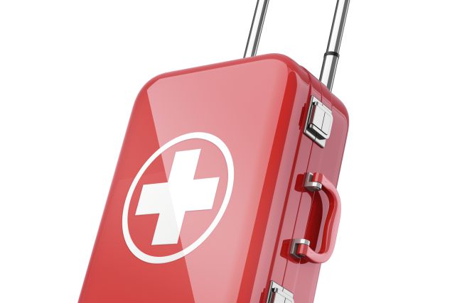De vacaciones con el médico en la maleta