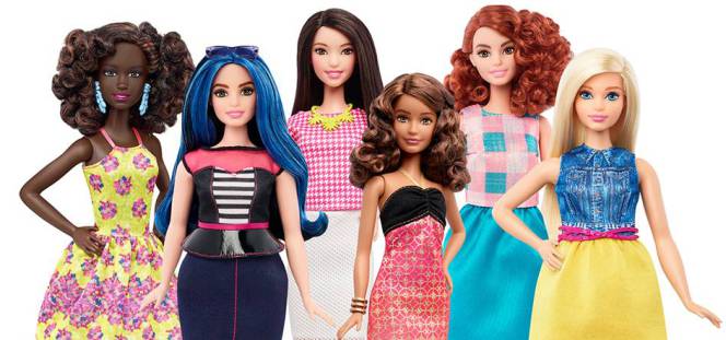 Nuevos modelos lanzados por Mattel de su muñeca estrella, Barbie.