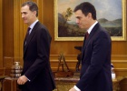 El Rey encarga a Sánchez buscar apoyos para gobernar El Rey encarga a Sánchez buscar apoyos para gobernar