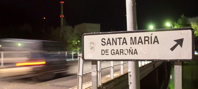 Vista de los aledaños de la central nuclear de Santa María de Garoña.