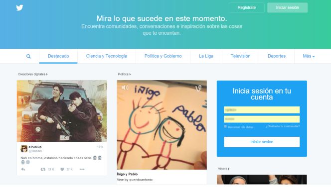 Twitter estrena diseño, ideado para los que no son usuarios de la red social