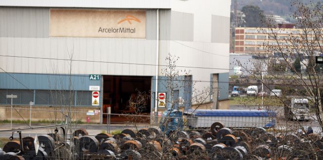 Vista de la planta de ArcelorMittal en Sestao (Vizcaya).
