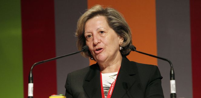 Pilar González de Frutos, presidenta de la patronal de las aseguradoras españolas (UNESPA).