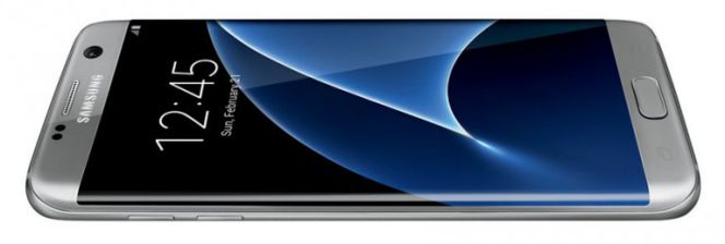 Aparece una imagen del Samsung Galaxy S7 edge en color plateado