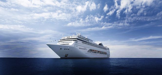 El crucero MSC Lirica rumbo a Shanghái.
